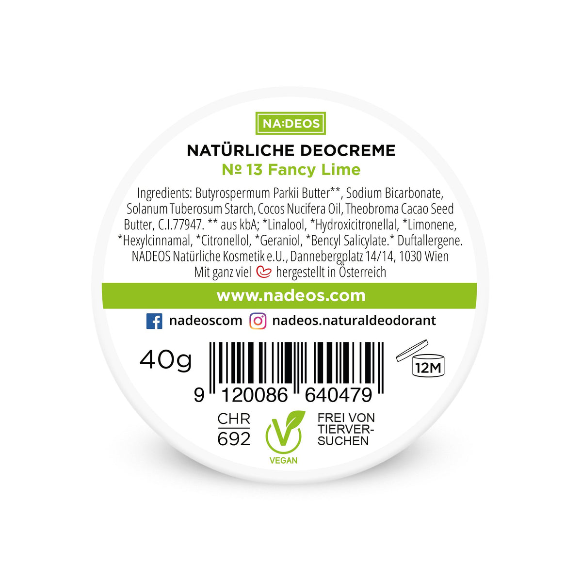 NADEOS Deocreme Nr.13 Fancy Lime