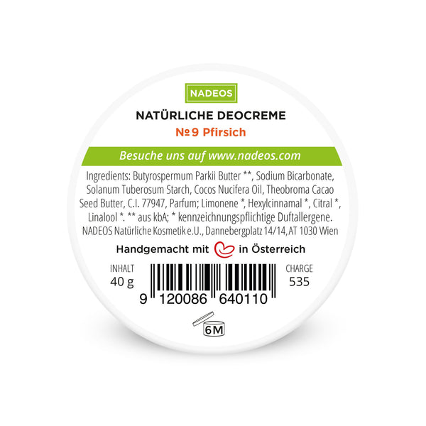 NADEOS Deocreme Nr.9 Pfirsich