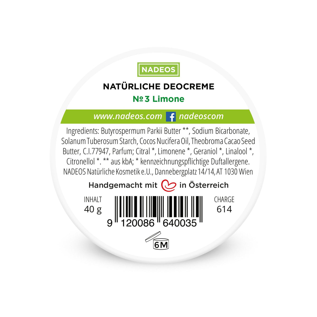 NADEOS Deocreme Nr.3 Limone