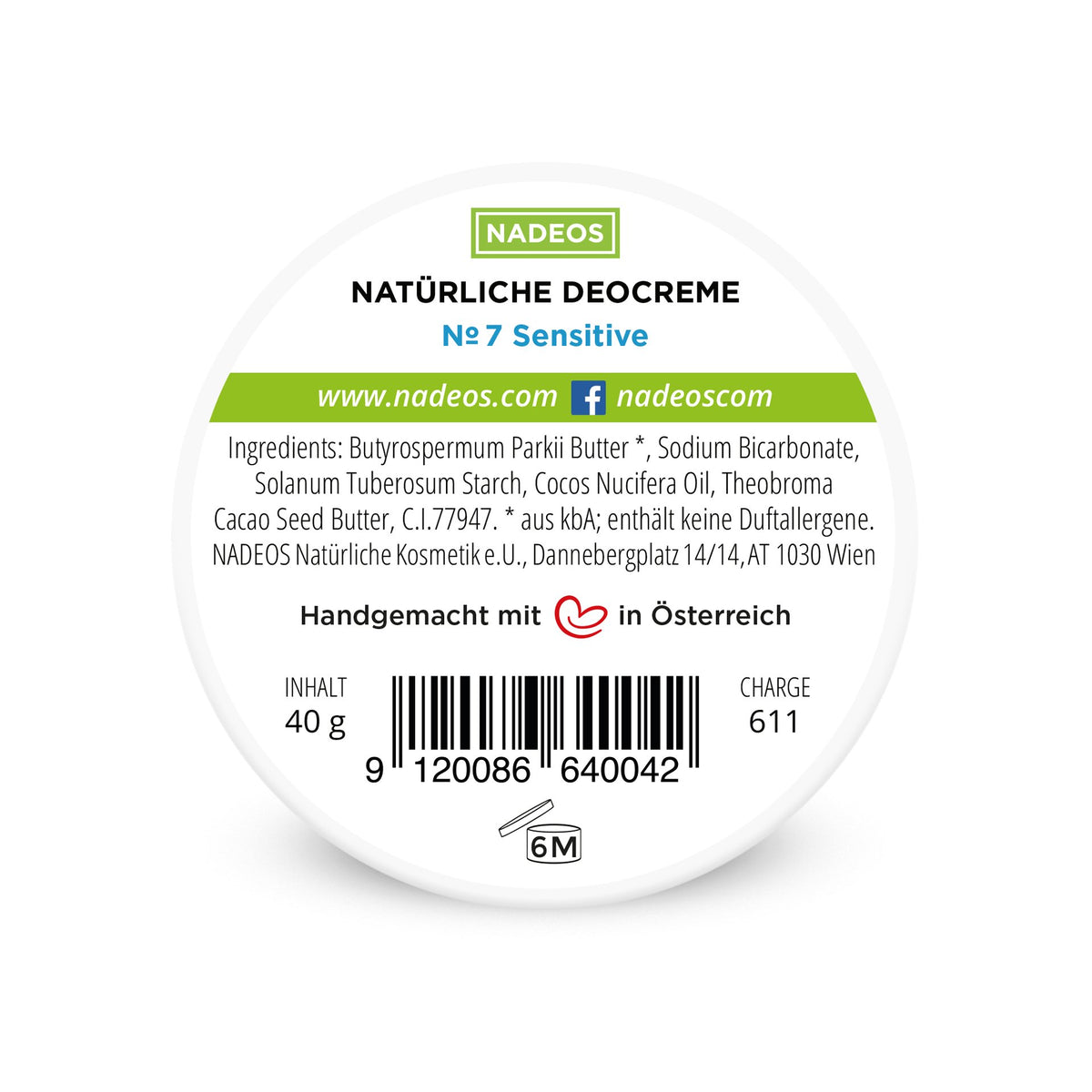 NADEOS Deocreme Nr.7 Sensitive