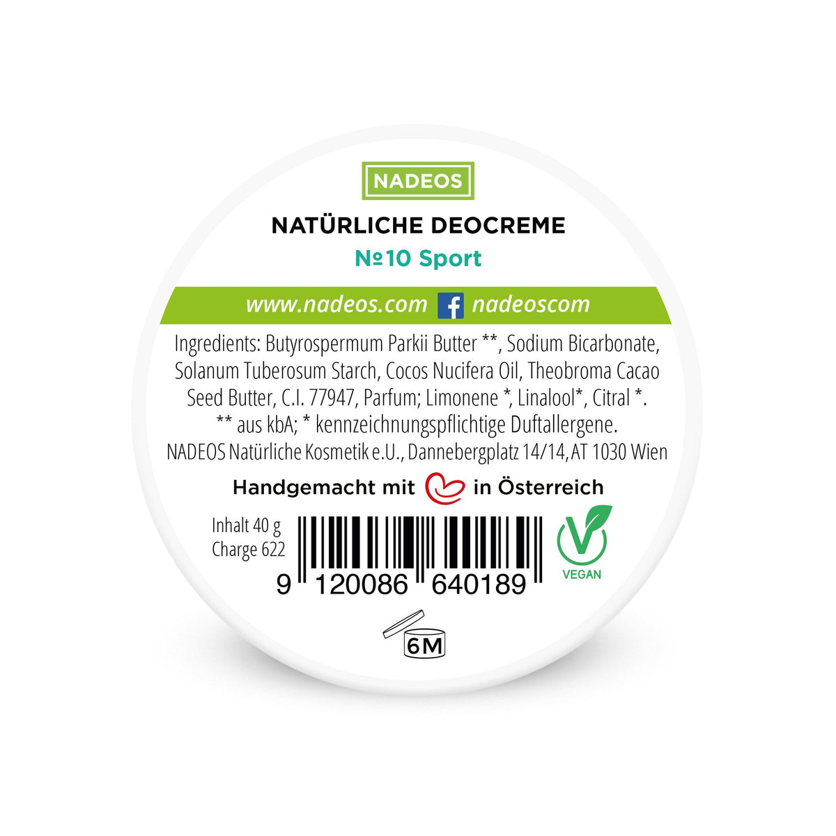 NADEOS Deocreme Nr.10 Sport